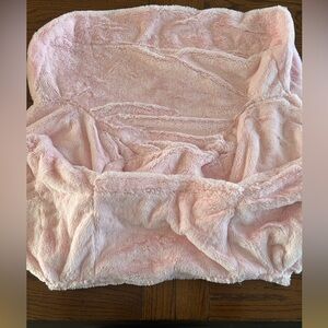 Pottery barn My First Anywhere chair. Cover only. Pink fuzzy.